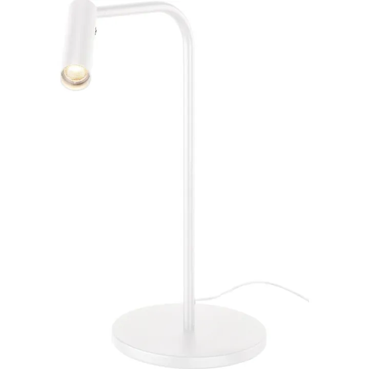 SLV Karpo med touch, 6,5W LED, hvid – bordlampe — produktfoto