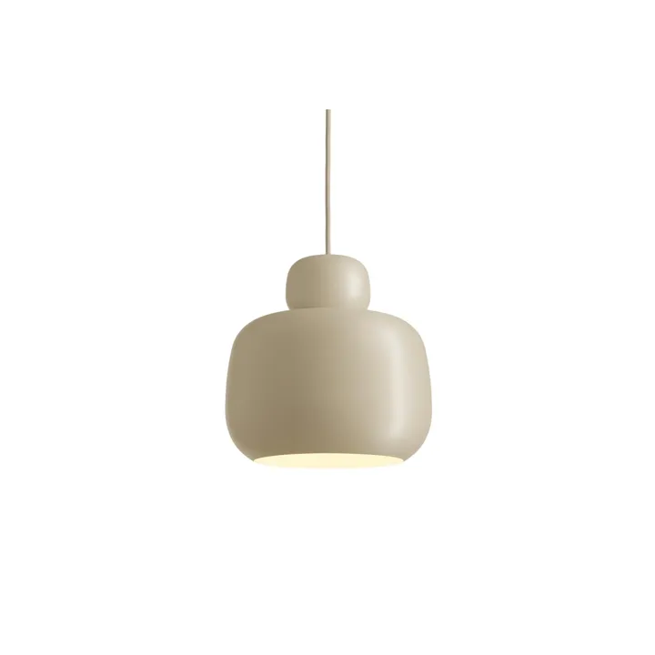 Woud Stone Stor Beige – pendel — produktfoto