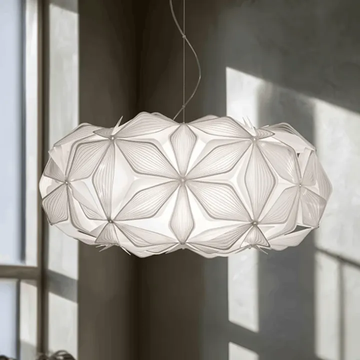 Slamp C'est La Vie Large - Hvid Med Transparent Ledning – pendel — produktfoto