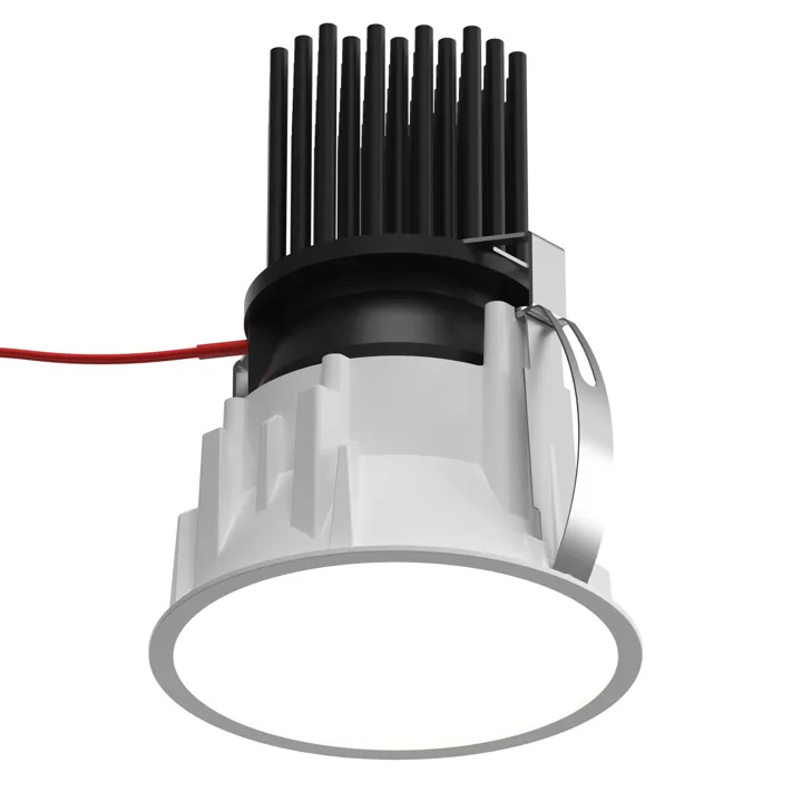 Louis Poulsen LP70 Recessed Ø8 11W 2700K & Dali Hvid – loftlampe — produktfoto