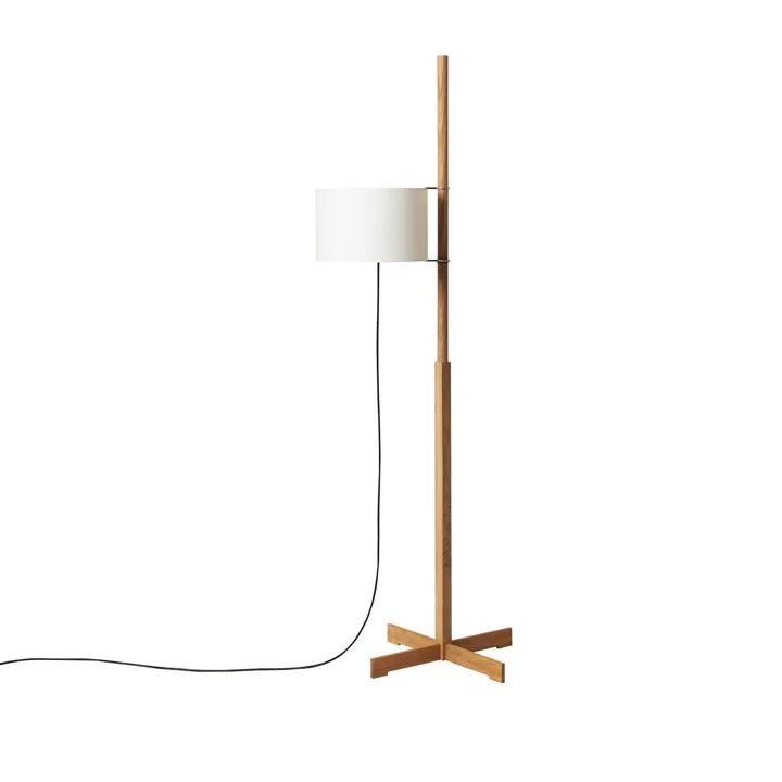Santa & Cole TMM Hvid Eg – gulvlampe — produktfoto