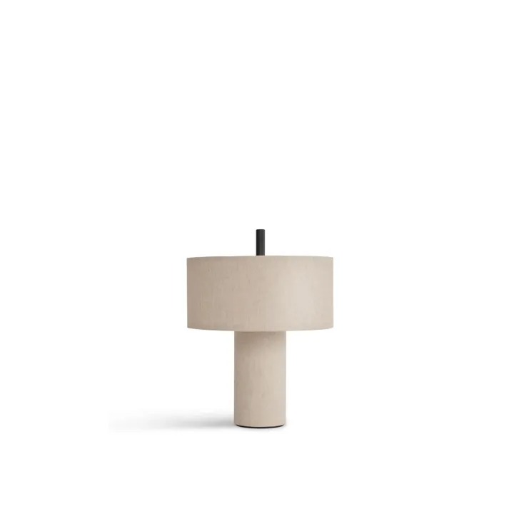 New Works Margin Beige – transportabel bordlampe — produktfoto