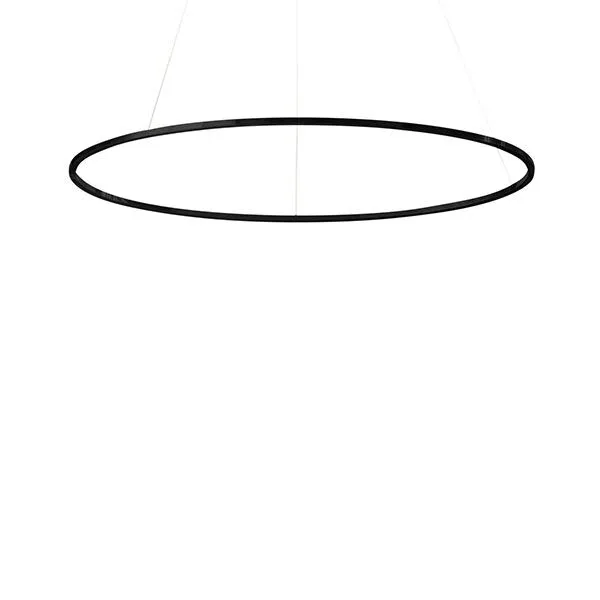 Nemo Ellisse Major Oval Sort/Hvid Uplight 3000k – pendel — produktfoto