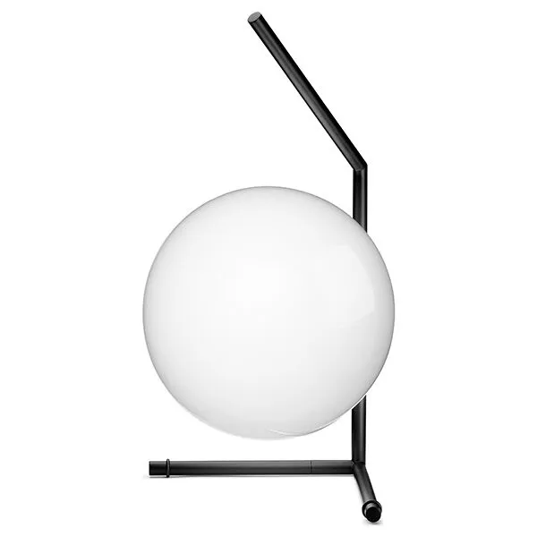 Flos IC T1 Lav Mat Sort – bordlampe — produktfoto