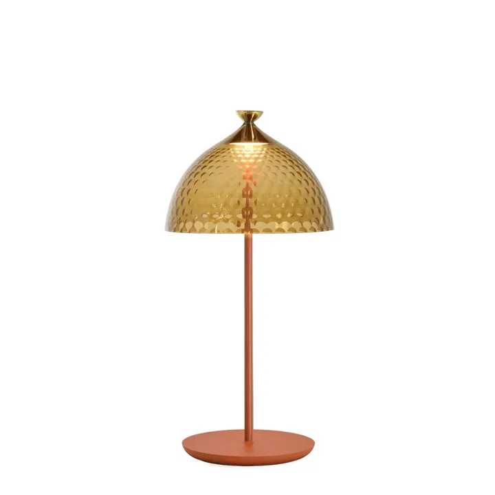 Kartell PUMO Amber/Murstensrød – bordlampe — produktfoto