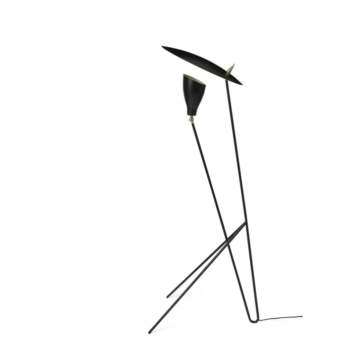 Warm Nordic Silhouette Sort Noir – gulvlampe — produktfoto