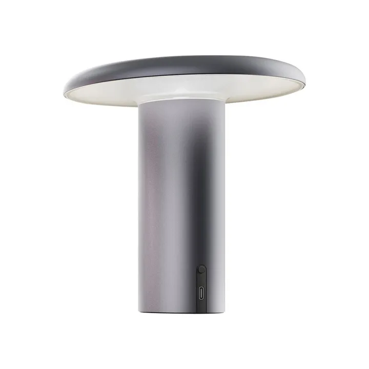 Artemide Takku Anodiseret Grå – transportabel bordlampe — produktfoto