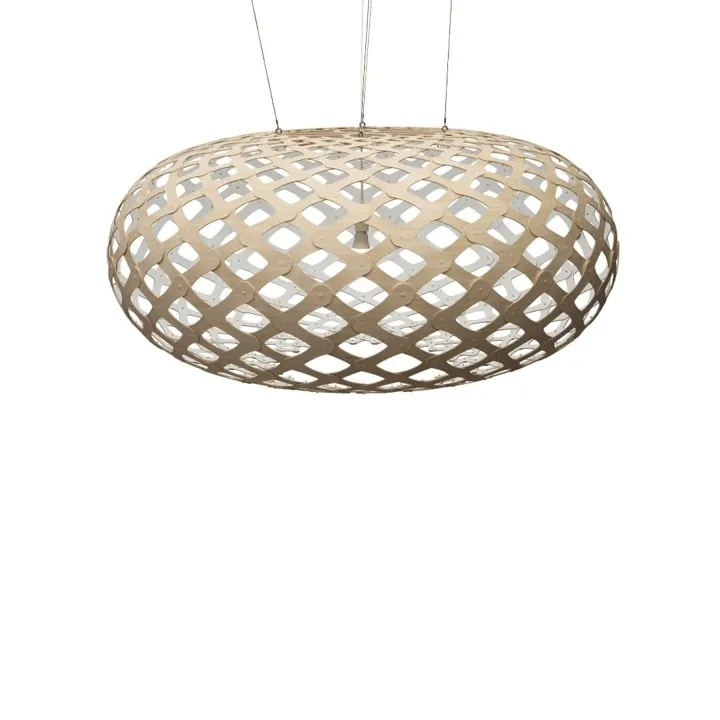 David Trubridge Kina Ø140 Bamboo / Hvid – pendel — produktfoto