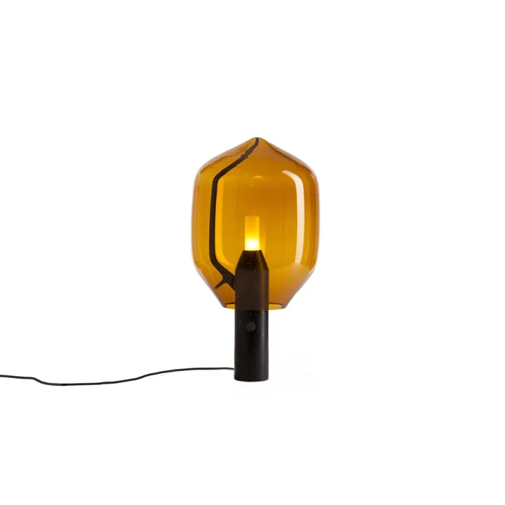 Established & Sons LIGHTHOUSE T1 Amber/Mat Marquina – bordlampe — produktfoto