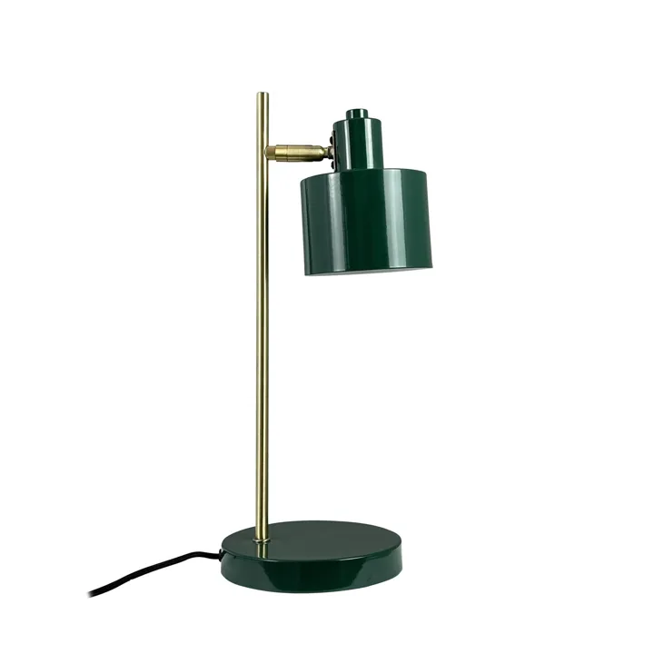 Dyberg Larsen Ocean Mørkegrøn/Messing – bordlampe — produktfoto