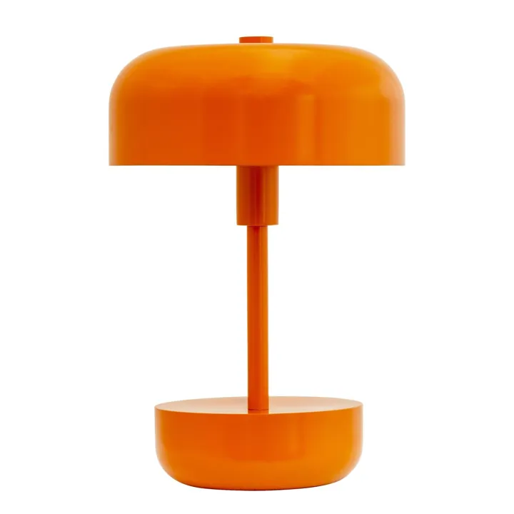 Dyberg Larsen Haipot LED Orange – transportabel bordlampe — produktfoto
