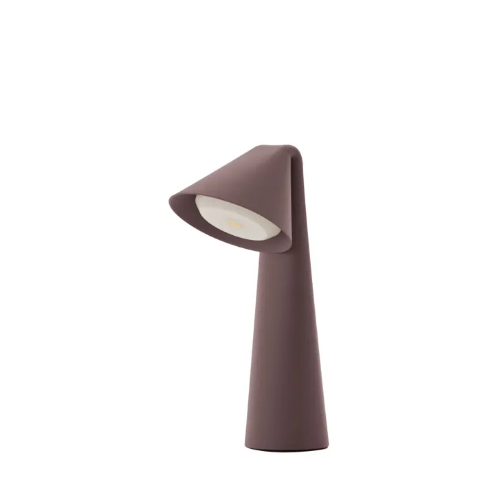 Frandsen Ami Chocolate Clay – transportabel bordlampe — produktfoto