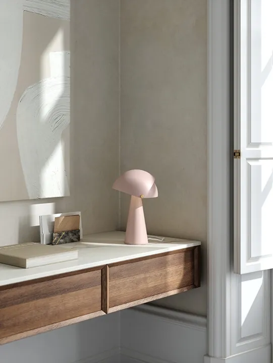 Design For The People Align , rosa – bordlampe — produktfoto