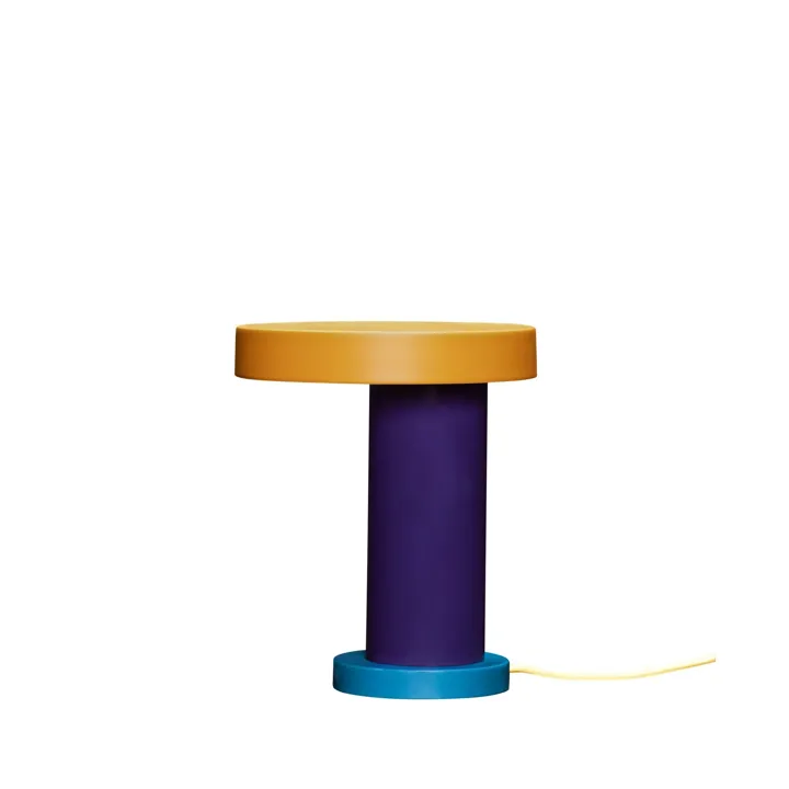 Hübsch Magic Lilla/Petrol/Orange/Gul – bordlampe — produktfoto