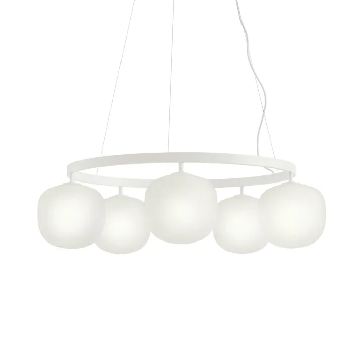 Muuto Rime Hvid – lysekrone — produktfoto