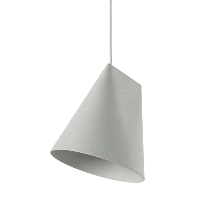 MOEBE Ceramic Lys Grå Bred – pendel — produktfoto