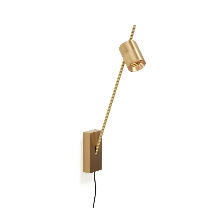 Trizo21 Trizo 21 Aude-Wall L Honeycomb Med Ledning Messing – væglampe — produktfoto