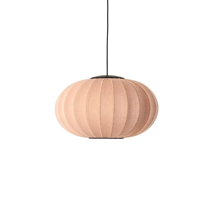 Made By Hand Knit-Wit Oval Ø57 Coral LED – pendel — produktfoto
