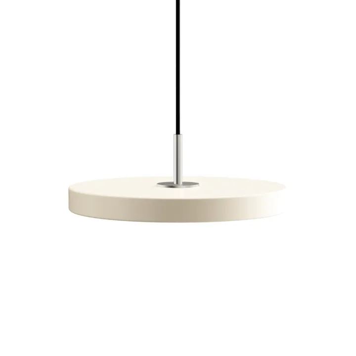 Umage Asteria Plus Mini Pearl White m/ Ståltop – pendel — produktfoto