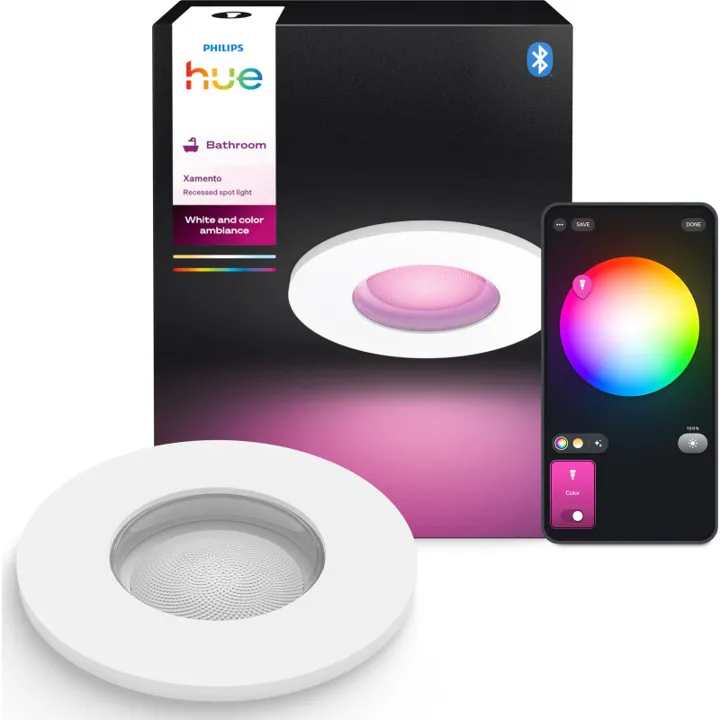 Philips Hue Xamento indbygningsspot, hvid – indbygningsspot — produktfoto