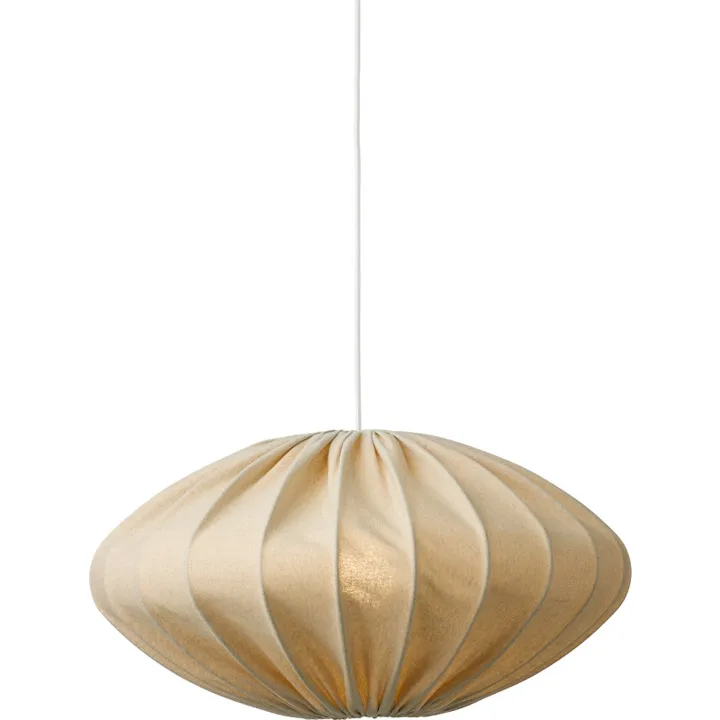 Nielsen Light Jasmin Ellipse , hvid ledning, sand – pendel — produktfoto