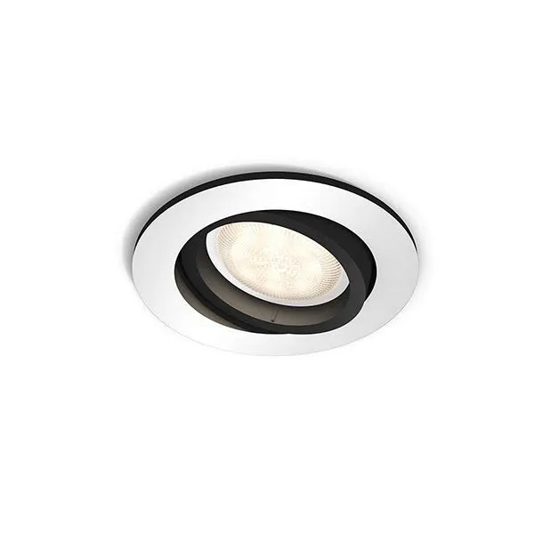 Milliskin Spot Rund Aluminium excl. Dæmper — produktfoto