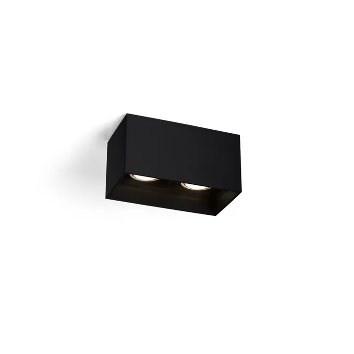 Box 2 sort/guld Wever & Ducré (outlet) – loftlampe — produktfoto
