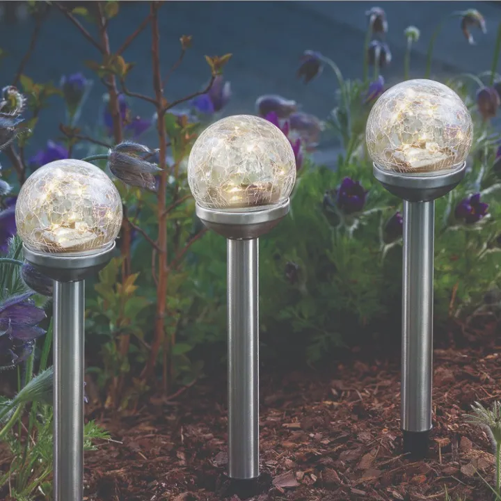 Veli Line solcelle bedlamper, krystal – bedlampe — produktfoto