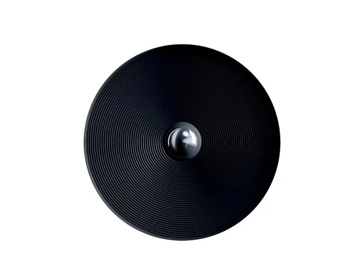 Lodes Vinyl Væg/ Ø60 Deep Black – væglampe — produktfoto