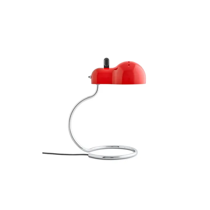 Stilnovo Minitopo Hvid/Rød – bordlampe — produktfoto
