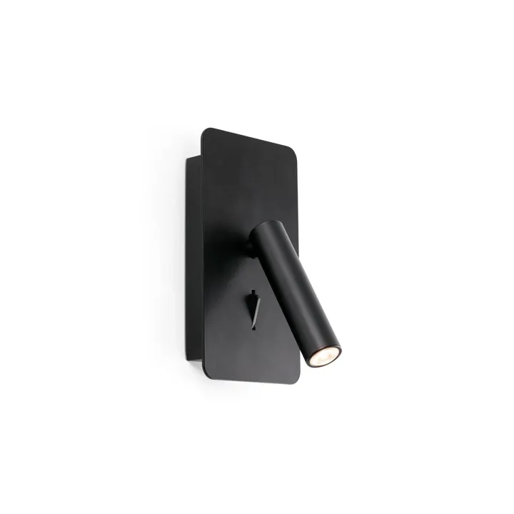 Faro SUAU Med USB Mat Sort – væglampe — produktfoto