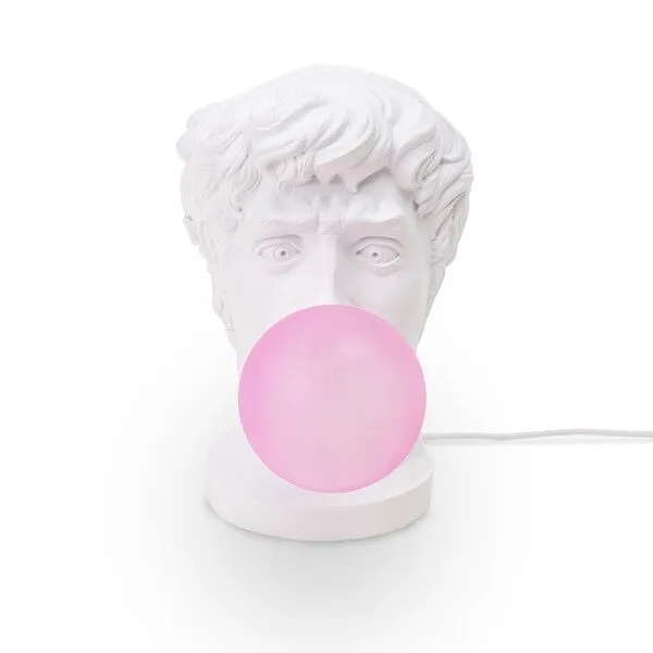 Seletti Wonder Hvid/ Lyserød – bordlampe — produktfoto