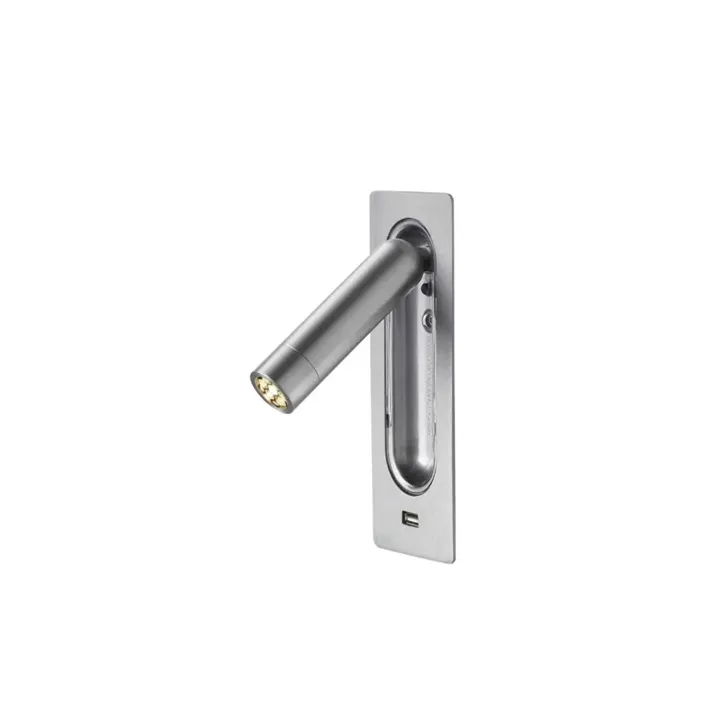 Marset Ledtube Med USB Aluminium – væglampe — produktfoto
