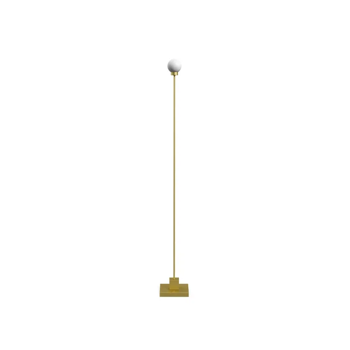 Northern Snowball Transportabel Messing – gulvlampe — produktfoto