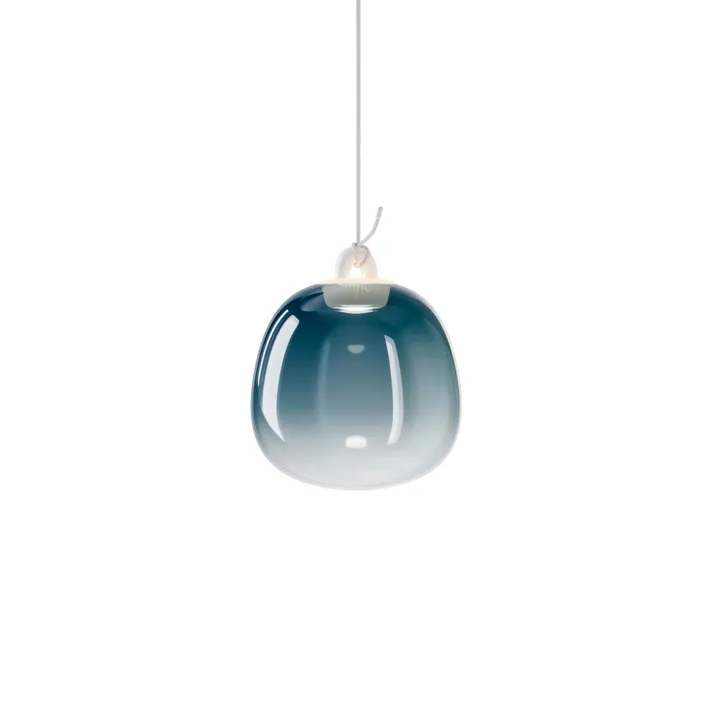 Lodes Oblò Lille 2700K Azure Steel/Hvid – pendel — produktfoto
