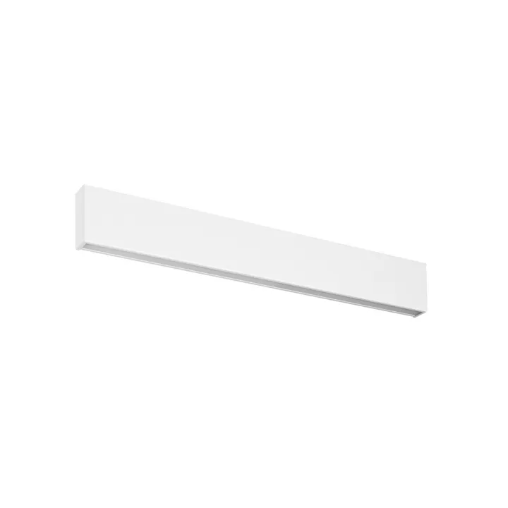 Linea Light collection Box_W2 Bi Emission Ø61 Hvid – væglampe — produktfoto