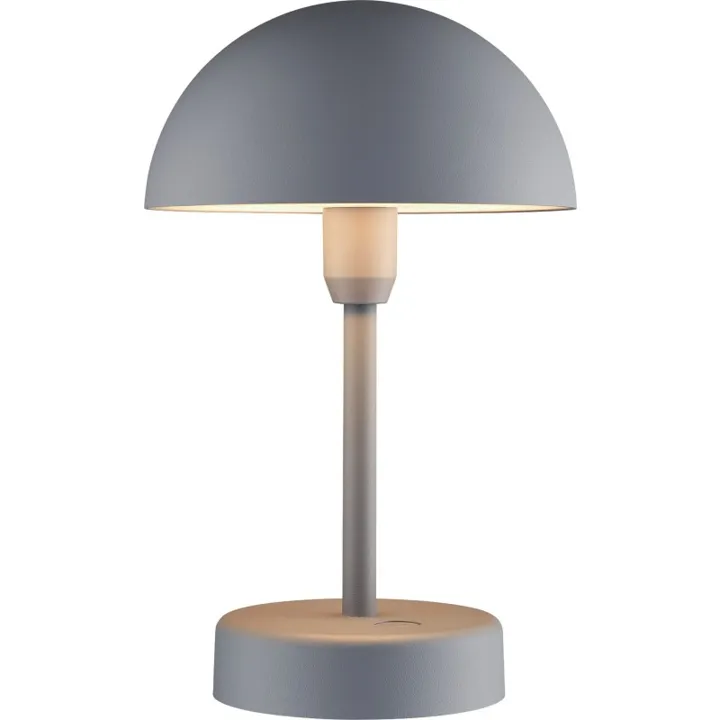 Nordlux Ellen genopladelig , grå – bordlampe — produktfoto