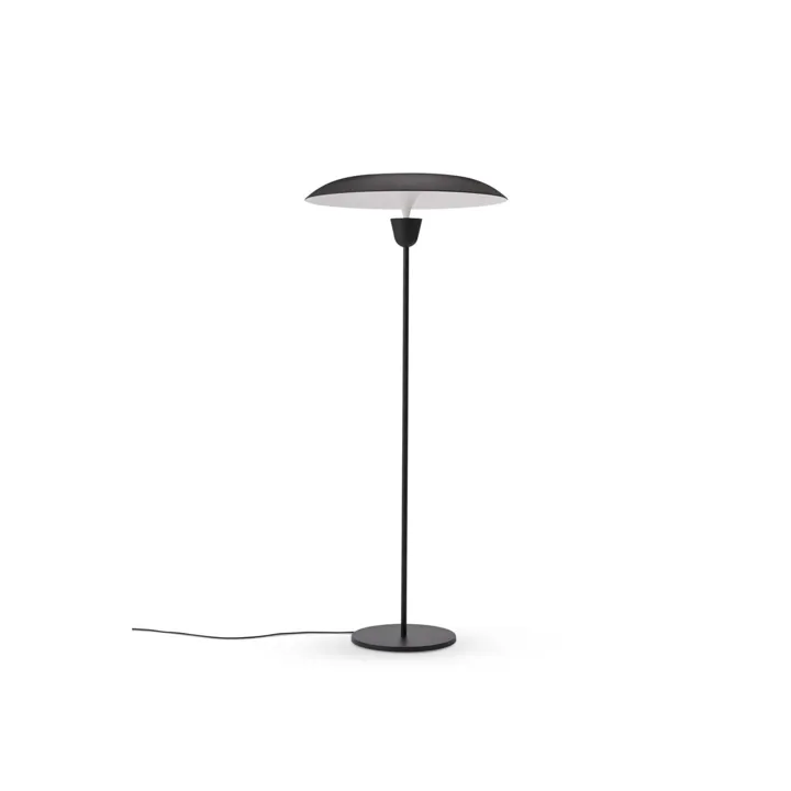 New Works Kantarell Ø55 Sort/Hvid – gulvlampe — produktfoto