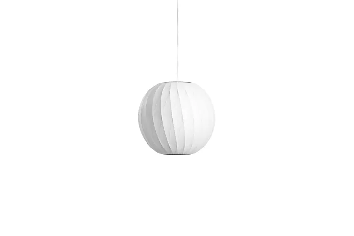 HAY Nelson Ball Crisscross Bubble Lille Off-White – pendel — produktfoto