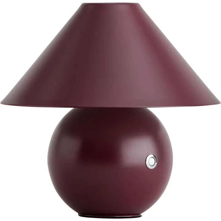 Decotique Cosmo Burgundy – transportabel bordlampe — produktfoto