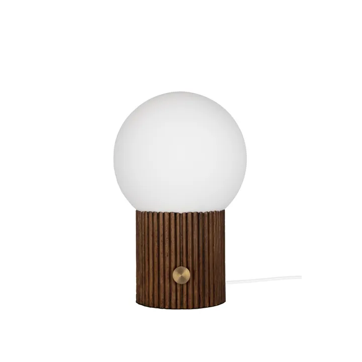 Globen Lighting Hubble 22 Valnød – bordlampe — produktfoto
