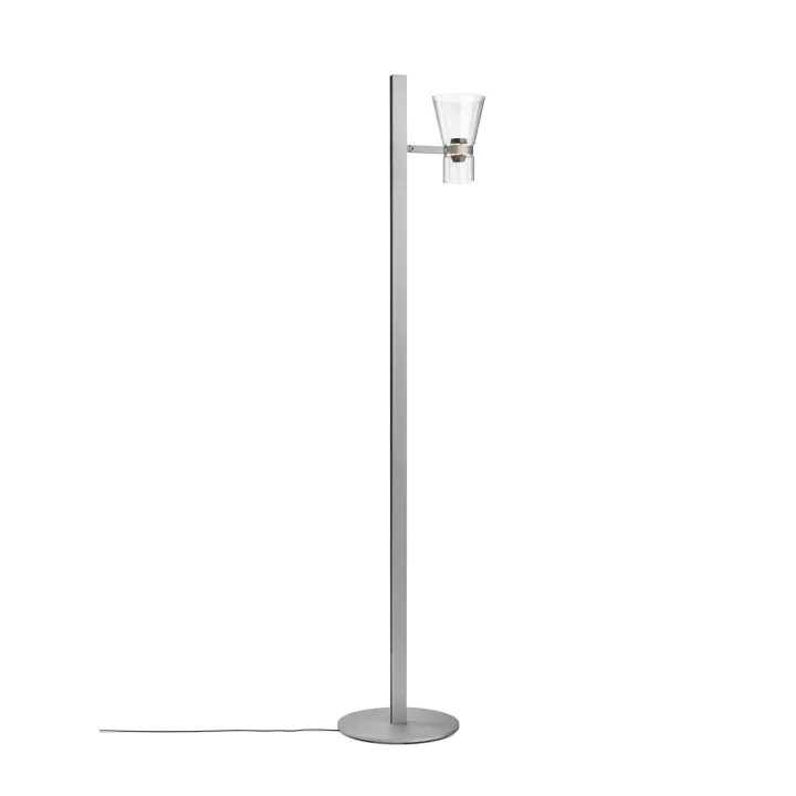 Flos Nocturne F1 Cone Sølv – gulvlampe — produktfoto