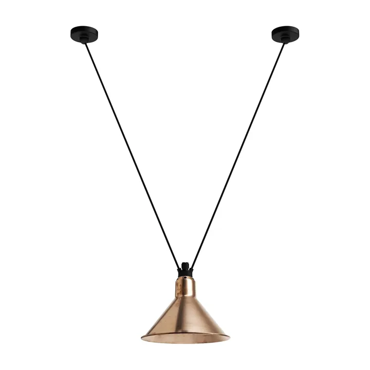 DCWéditions Lampe Gras N323 L Conic Rå Kobber – pendel — produktfoto