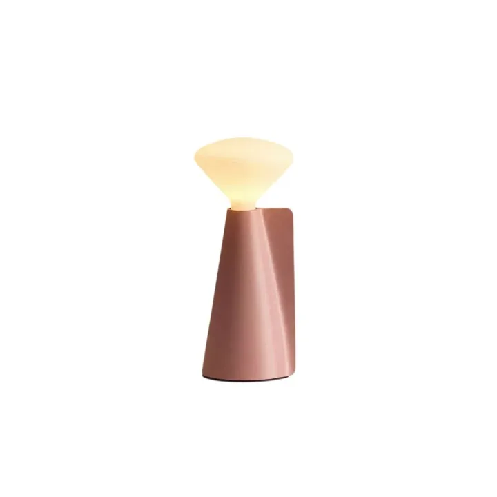 Tala Mantle Peony Pink – transportabel bordlampe — produktfoto