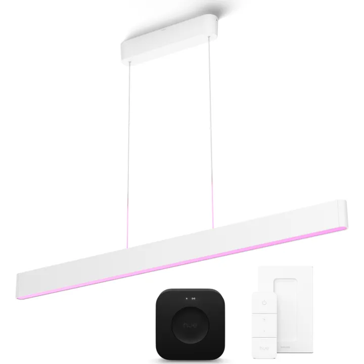 No brand Philips Hue Ensis langbordspendel, hvid, startsæt – pendel — produktfoto