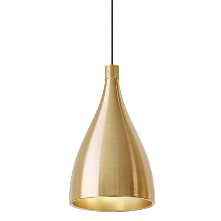Pablo Designs Swell Single XL Smal Messing – pendel — produktfoto