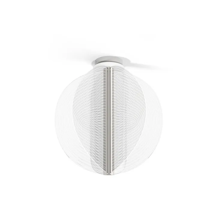Stilnovo Papylia Ø50 Poleret White 9003 – loftlampe — produktfoto