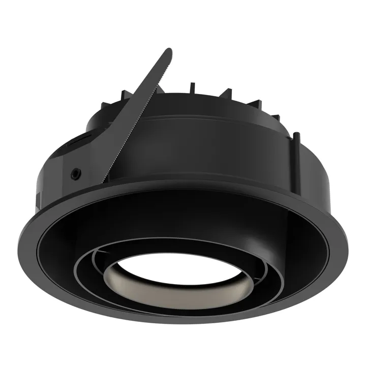 Louis Poulsen LP70 Semi-Recessed Ø10,5 2700K & Dali Sort – loftlampe — produktfoto