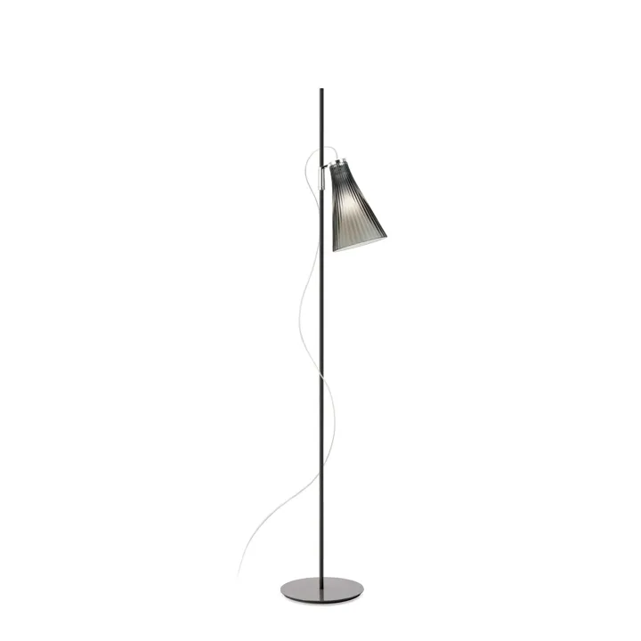Kartell K-LUX Røget Grå/Sort – gulvlampe — produktfoto