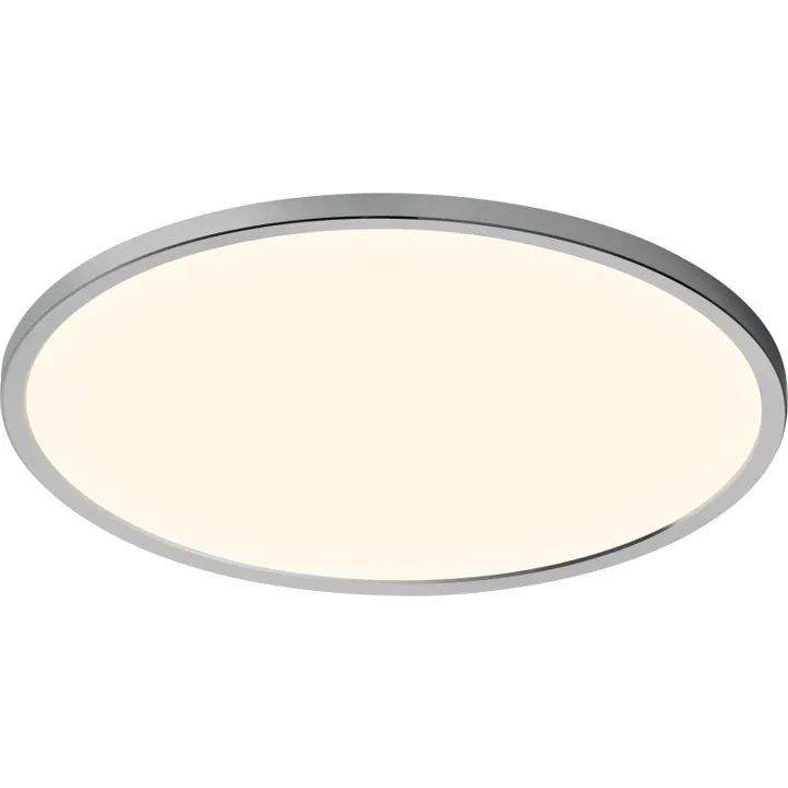 Nordlux Oja Bath , 3-trins-dæmp, krom, Ø42 cm – loftlampe — produktfoto